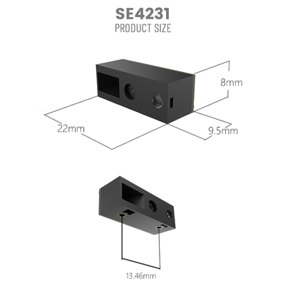 WCMI Embedded 1D 2D Barcode Scanner Module CMOS Barcode Scanner Module with RS232/USB Interface