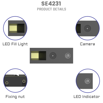 ASE4231 QR CMOS PDA 1D 2D Laser Ccd High Embedded Portable Barcode Reader Module bar Code Easy Scan Engine Scanner