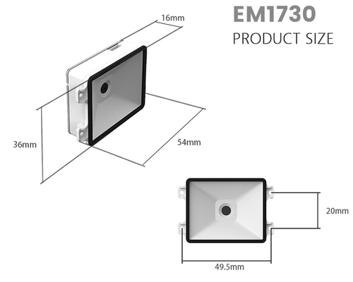 F Embedded 1D 2D QR Barcode Scanner Module TTL USB RFID Card Tags Reader for Kiosk Cabinet