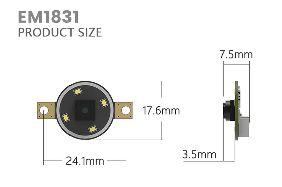 A EM1831 Access Control IC Card Reader RFID Lift Controller 2D QR Engine Elevator Board Barcode Scanner