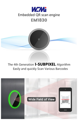 A EM1830 1D 2D QR Code RS232 TTL 32Bit Fixed Mount USB Mini Barcode Scanner of Scan Code Payment