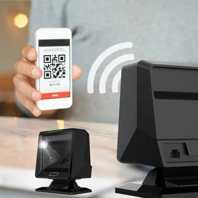 Automatic Omnidirectional Desktop  Hands-Free USB 1D 2D Wired Barcode Scanner for Warehouse Supermarket Retail Store Pos System
