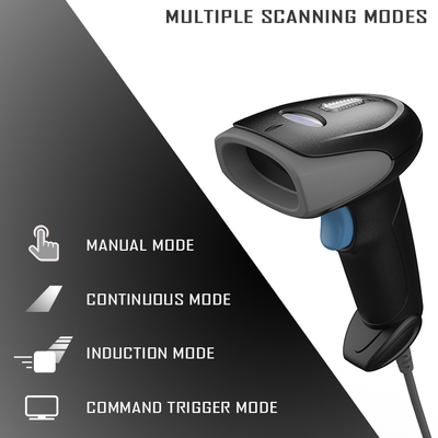 Factory Barcode Reader Portable Manual Scanners 1d 2d Wired Handheld USB Barcode Scanner for Inventory