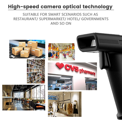 A Factory Handheld Wireless 2d Barcode Scanners With Stand Free Hand    Passport MRZ Code Wireless Scanner