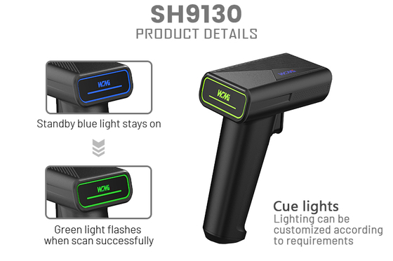 A Factory Handheld Wireless 2d Barcode Scanners With Stand Free Hand    Passport MRZ Code Wireless Scanner