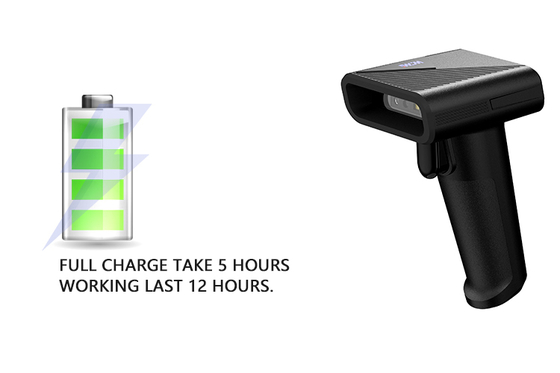 A Factory Handheld Wireless 2d Barcode Scanners With Stand Free Hand    Passport MRZ Code Wireless Scanner