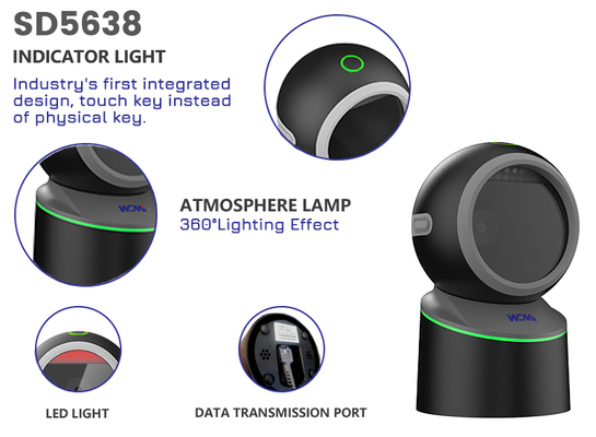 A Alipay 2D Barode Scanner Pdf417  Qr Code Reader for Supermarket Driver License 2D Bar Code Reader Barcode Scanner