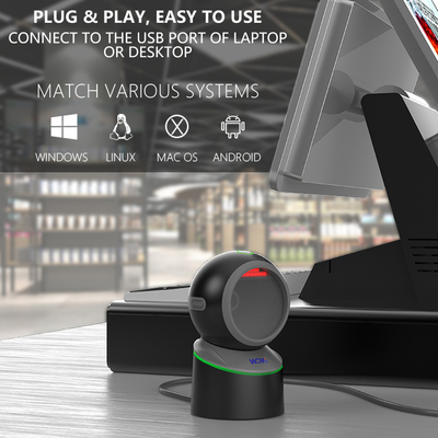 A Alipay 2D Barode Scanner Pdf417  Qr Code Reader for Supermarket Driver License 2D Bar Code Reader Barcode Scanner