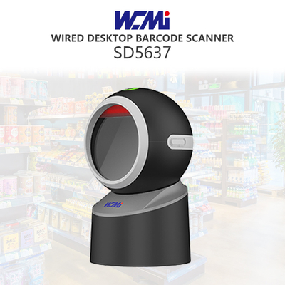 A WCMI SD5637 Gold Supplier China 1d 2d Code Barcode Scanner Platform Scanners Qr Barcode Reader Desktop for Pos System