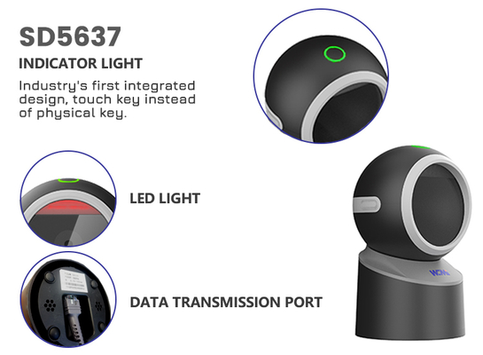 A SD5631 Vending Machine Barcode Reader Payment Omnidirectional Qr Reader 1d 2d Qr Code Wired Auto Barcode Scanner