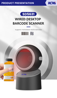 A SD5631 Omnidirectional Scanners 2D Desktop Barcode Scanner Bar Code Reader Qr Code Scanner