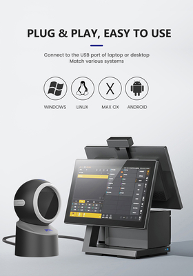 A SD5631 Omnidirectional Scanners 2D Desktop Barcode Scanner Bar Code Reader Qr Code Scanner