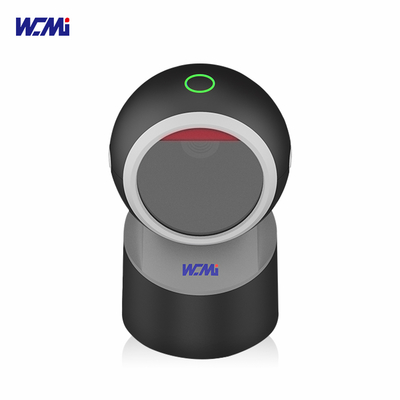 WCMI 2D Omnidirectional USB Barcode Scanner Desktop 1D Scanners QR Bar Code Reader for Cashier Bookshop Supermarket