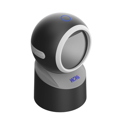 WCMI 2D Omnidirectional USB Barcode Scanner Desktop 1D Scanners QR Bar Code Reader for Cashier Bookshop Supermarket