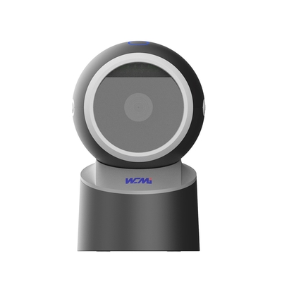 WCMI 2D Omnidirectional USB Barcode Scanner Desktop 1D Scanners QR Bar Code Reader for Cashier Bookshop Supermarket