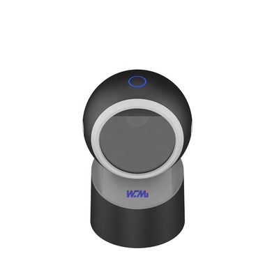 Desktop Barcode Scanner: Hands-Free USB Wired 1D/2D for POS Systems, Supermarkets, and Bookstores