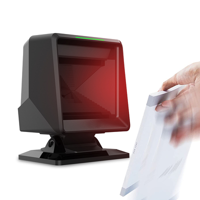 A 2D Desktop Barcode Scanner Automatic Scanning Hands Free QR Code Reader for Supermarket