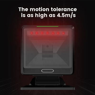 A 2D Desktop Barcode Scanner Automatic Scanning Hands Free QR Code Reader for Supermarket