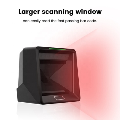 Automatic Scanning Hands Free 1D 2D QR Code Reader Desktop Omnidirectional Barcode Scanner for  Supermarket