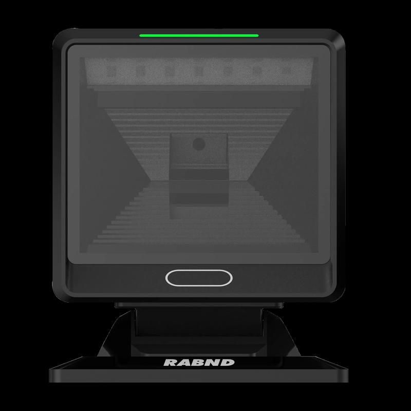 1D 2D QR Automatic Omnidirectional Desktop  Hands-Free USB Wired Barcode Scanner for Retail Store Pos Warehouse Supermarket