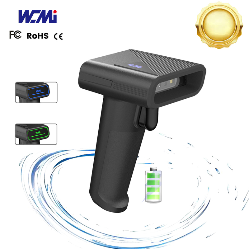 A Factory Handheld Wireless 2d Barcode Scanners With Stand Free Hand    Passport MRZ Code Wireless Scanner